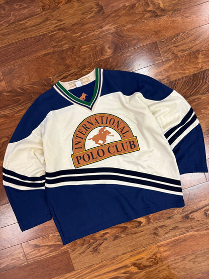 90s International Polo Club Hockey Sweater (XL)