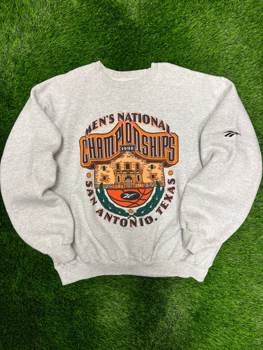1998 Reebok Men's National Championships Texas Heavy Weight Vintage Crewneck (XXL)