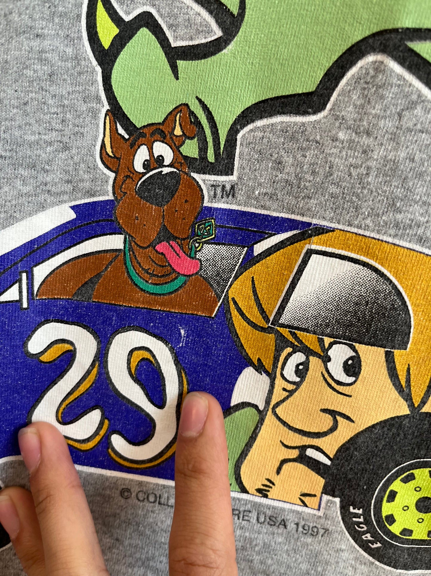 1997 Scooby Doo Cartoon Network Wacky Racing Tee (Youth XL)