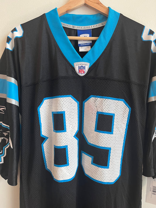 00s Carolina Panthers Steve Smith Reebok Home Jersey (L)