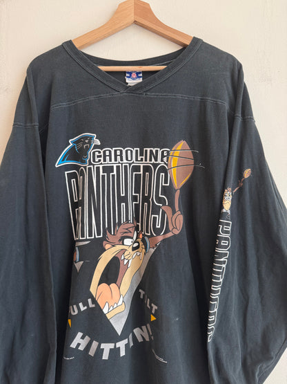 1994 Carolina Panthers Taz Looney Long Sleeve Shirt (L)