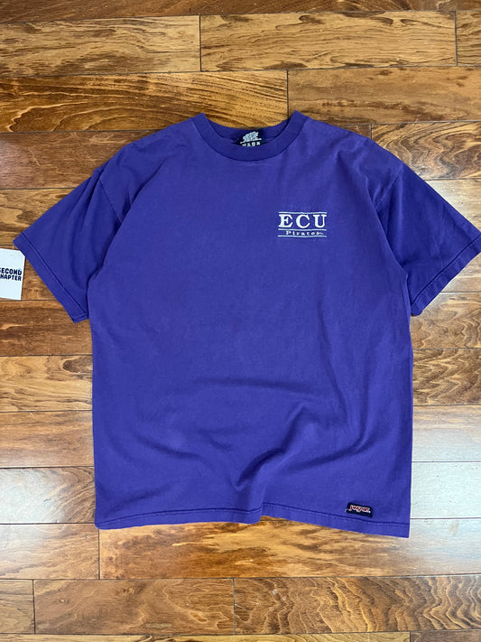 90s ECU Pirates Jansport Embroidered Tee (XXL)