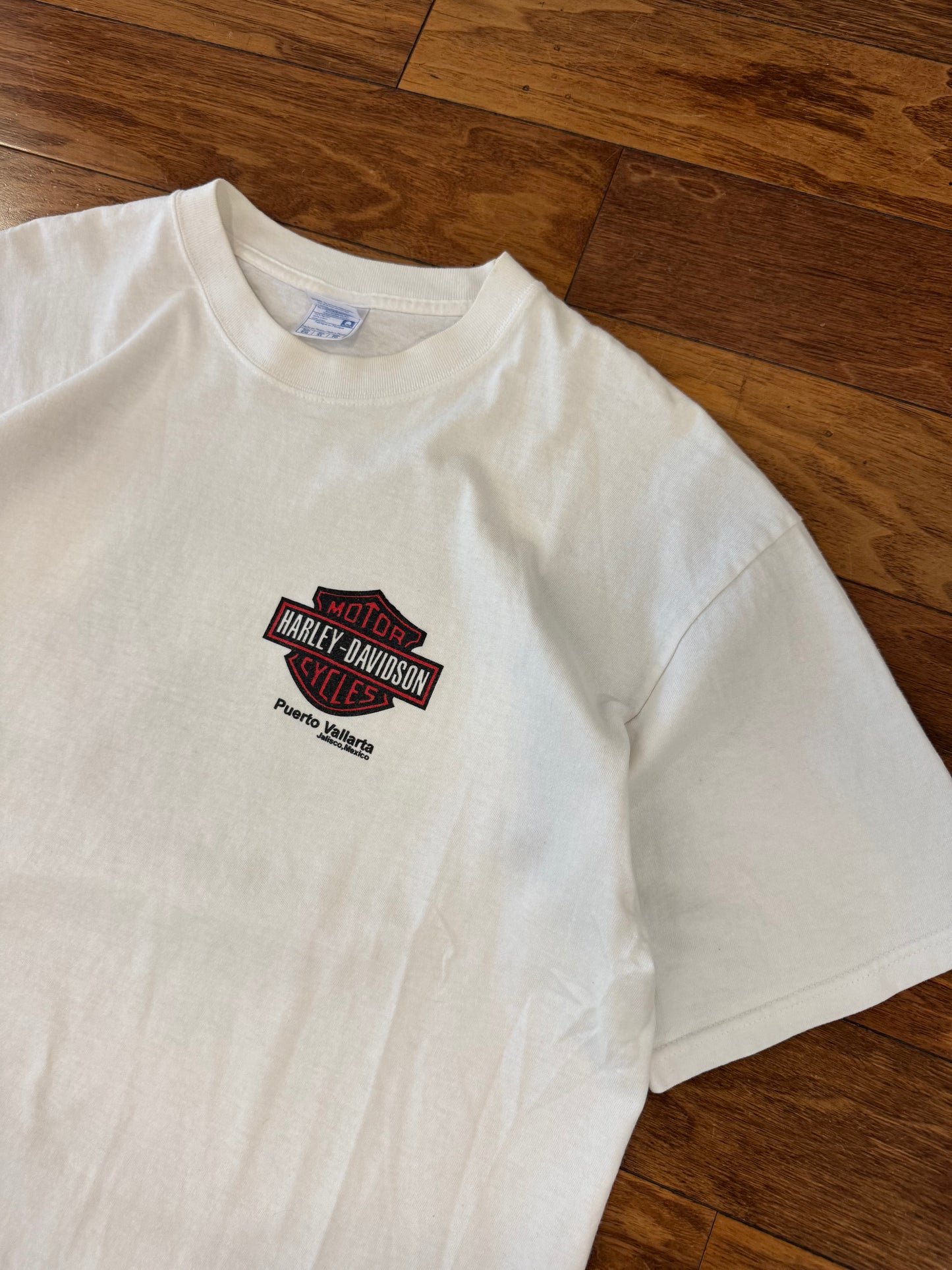 00s Harley Davidson Jalisco, Mexico Vintage Bootleg Tee (XL)
