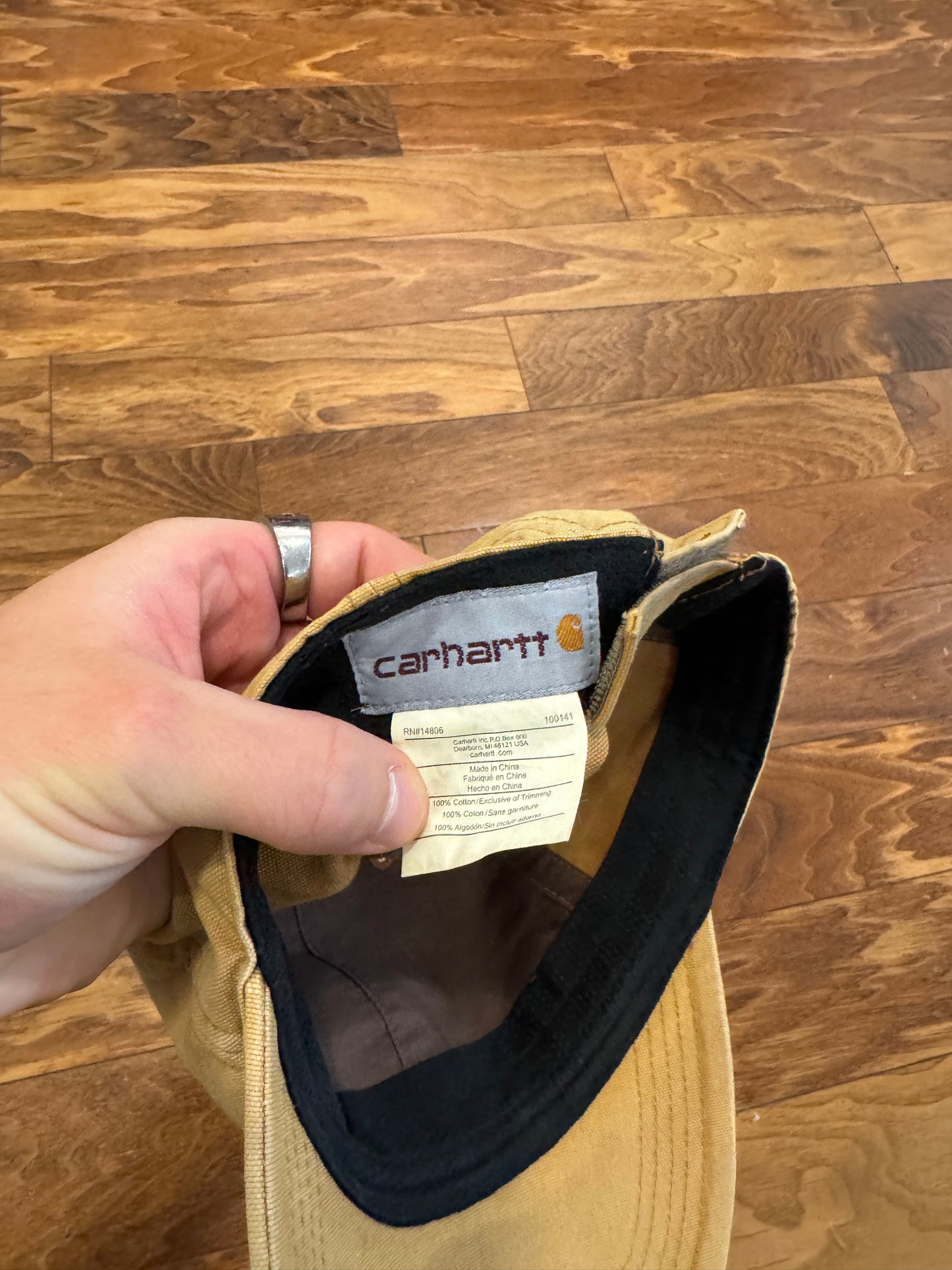 00s Carhartt Faded Tan Essential Hat (OS)