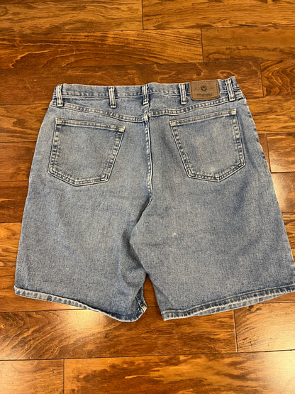 00s Wrangler Blue Shorts (38)