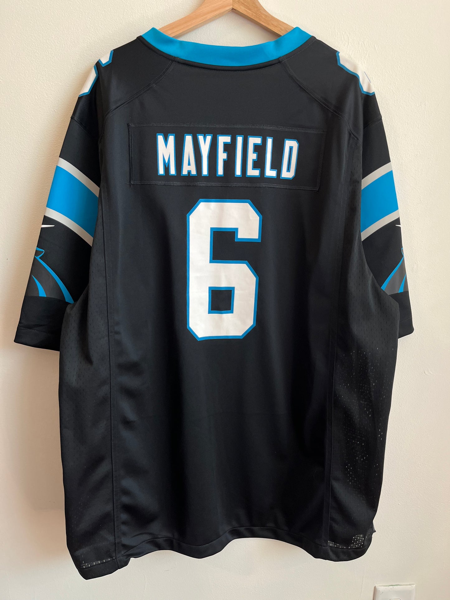2022 Carolina Panthers Baker Mayfield #6 Home Nike Jersey (XXL)
