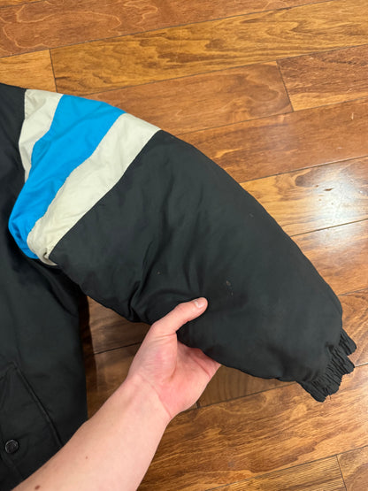 90s Carolina Panthers Logo 7 Puffer Jacket (XL)