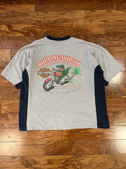 2001 Harley St Augustine Two Tone Tee (XXL)