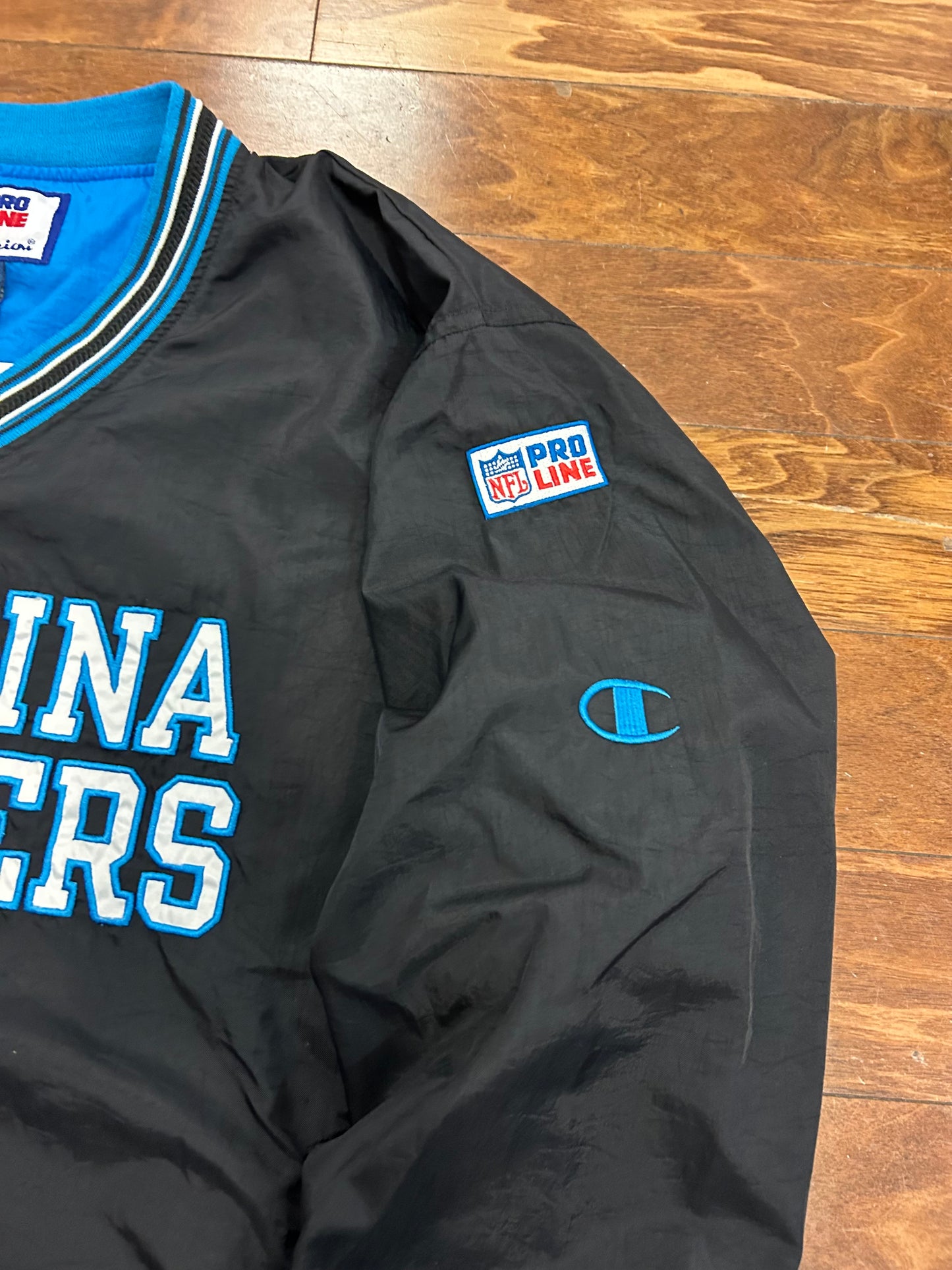 90s Carolina Panthers Vintage Champion Pro Line Windbreaker (XL)