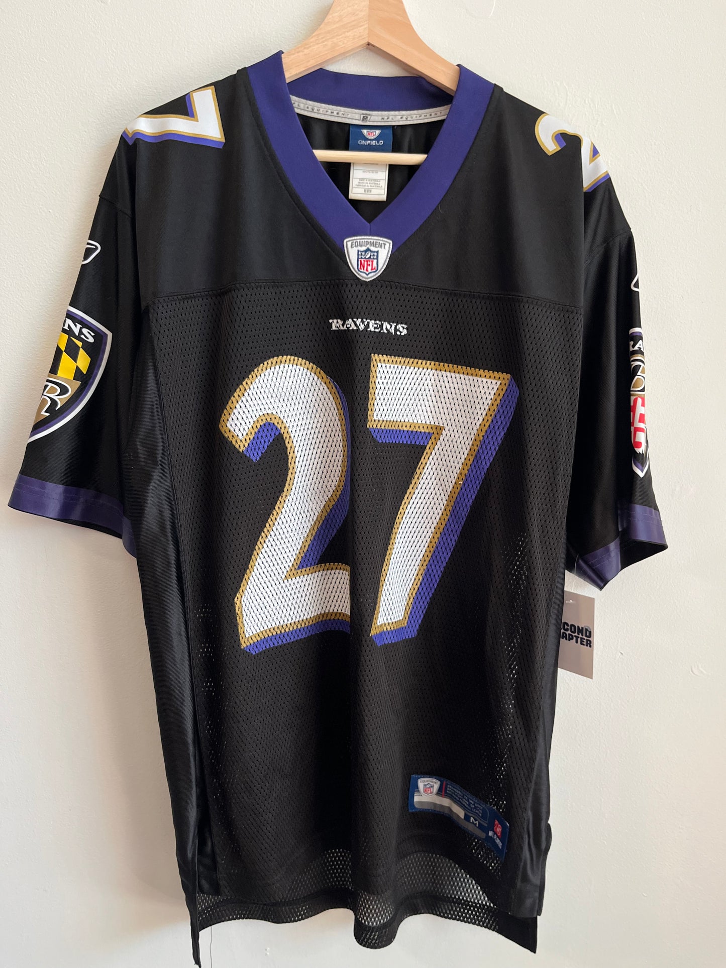 2011 Baltimore Ravens Ray Rice #27 Reebok Jersey (M)