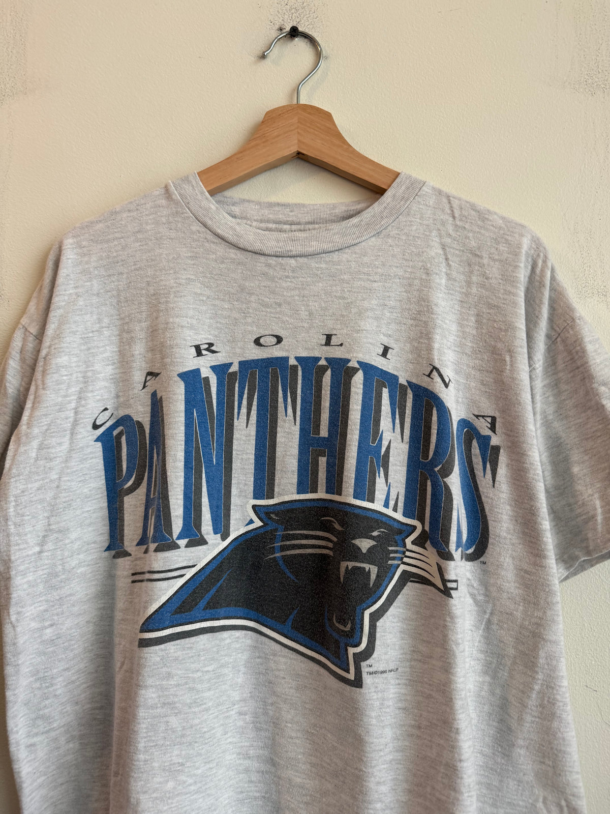 1996 Carolina Panthers Boxy Grey Tee (XL)