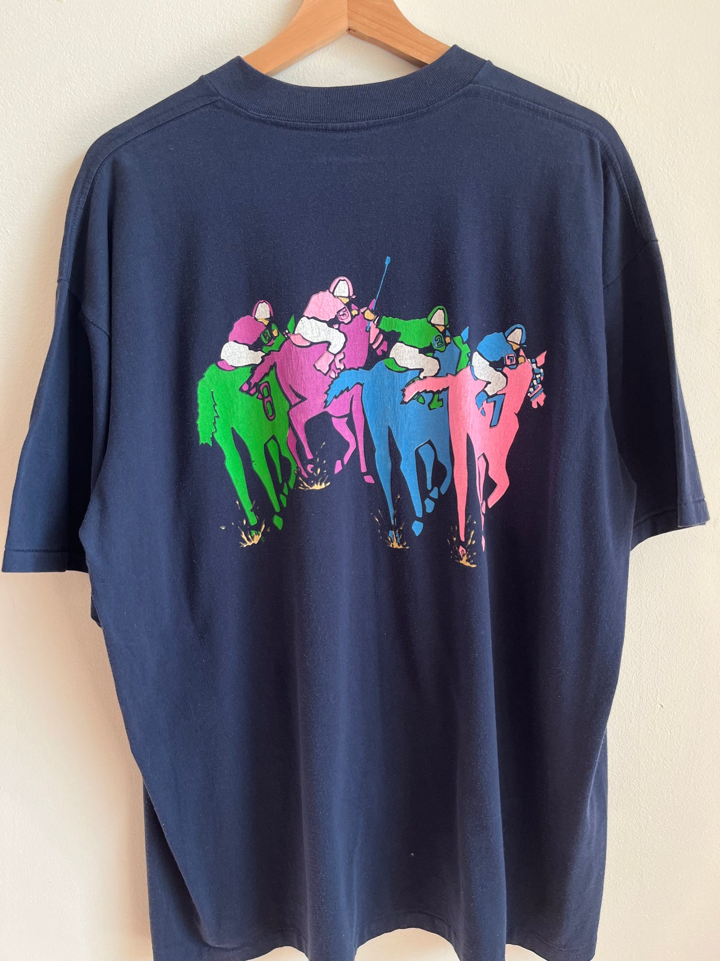 90s Kentucky Derby Horse Racing Tee (XXL)