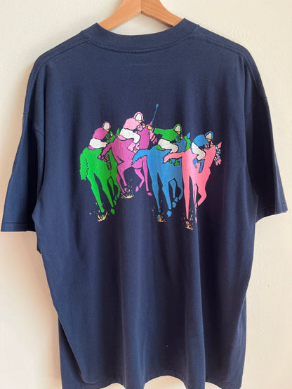 90s Kentucky Derby Horse Racing Tee (XXL)