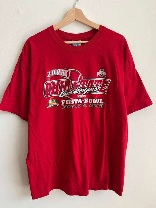 2003 Ohio State Sport Attack Red Tee (XL)