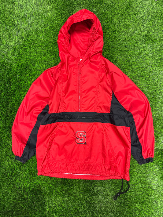00s NC State (NCSU) Vintage Youth Windbreaker (Youth L)