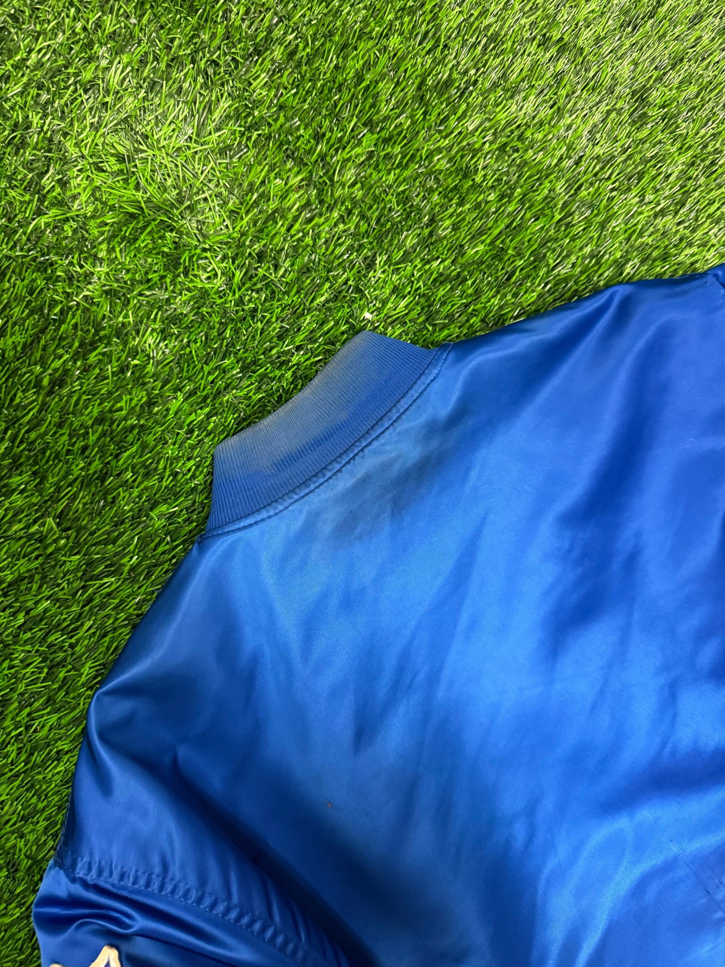 80s New York Giants Vintage Starter Satin Jacket (L)