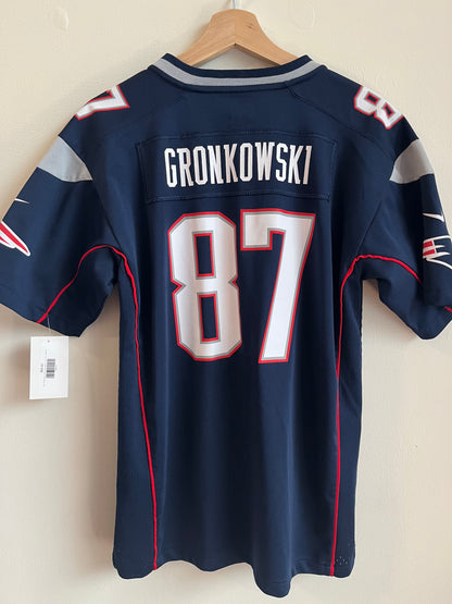 00s New England Patriots Rob Gronkowski Jersey (Youth XL)