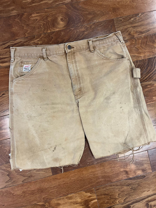 90s Pointer Brand Tan Carpenter Shorts (38)