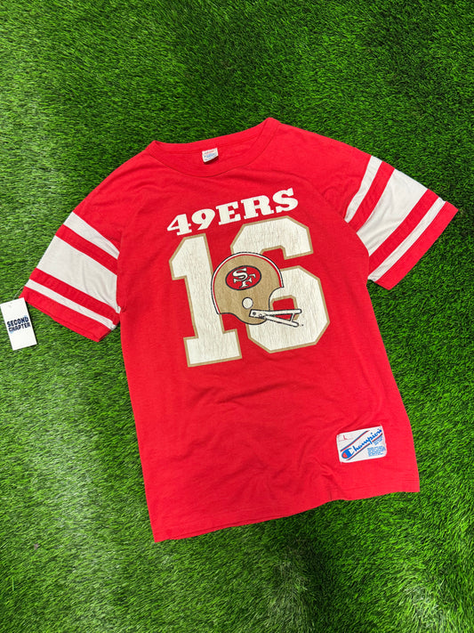 90s San Francisco 49ers Champion Jersey Tee (L)