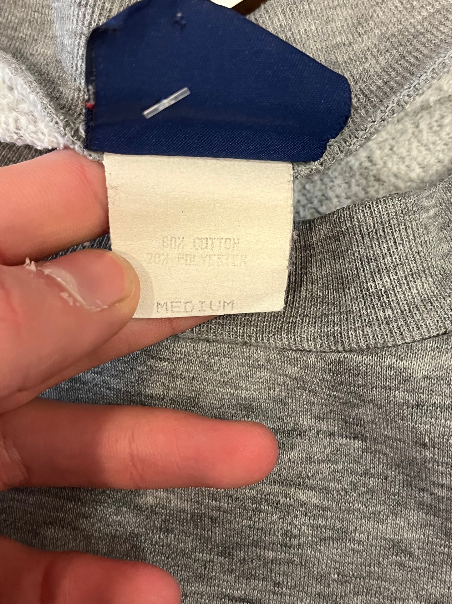 00s Bum Equipment Distressed Grey Crewneck (XL)