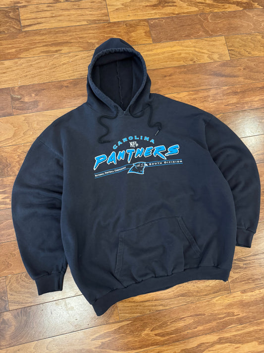 00s Carolina Panthers Cat Scratch  Essential Hoodie (XL)