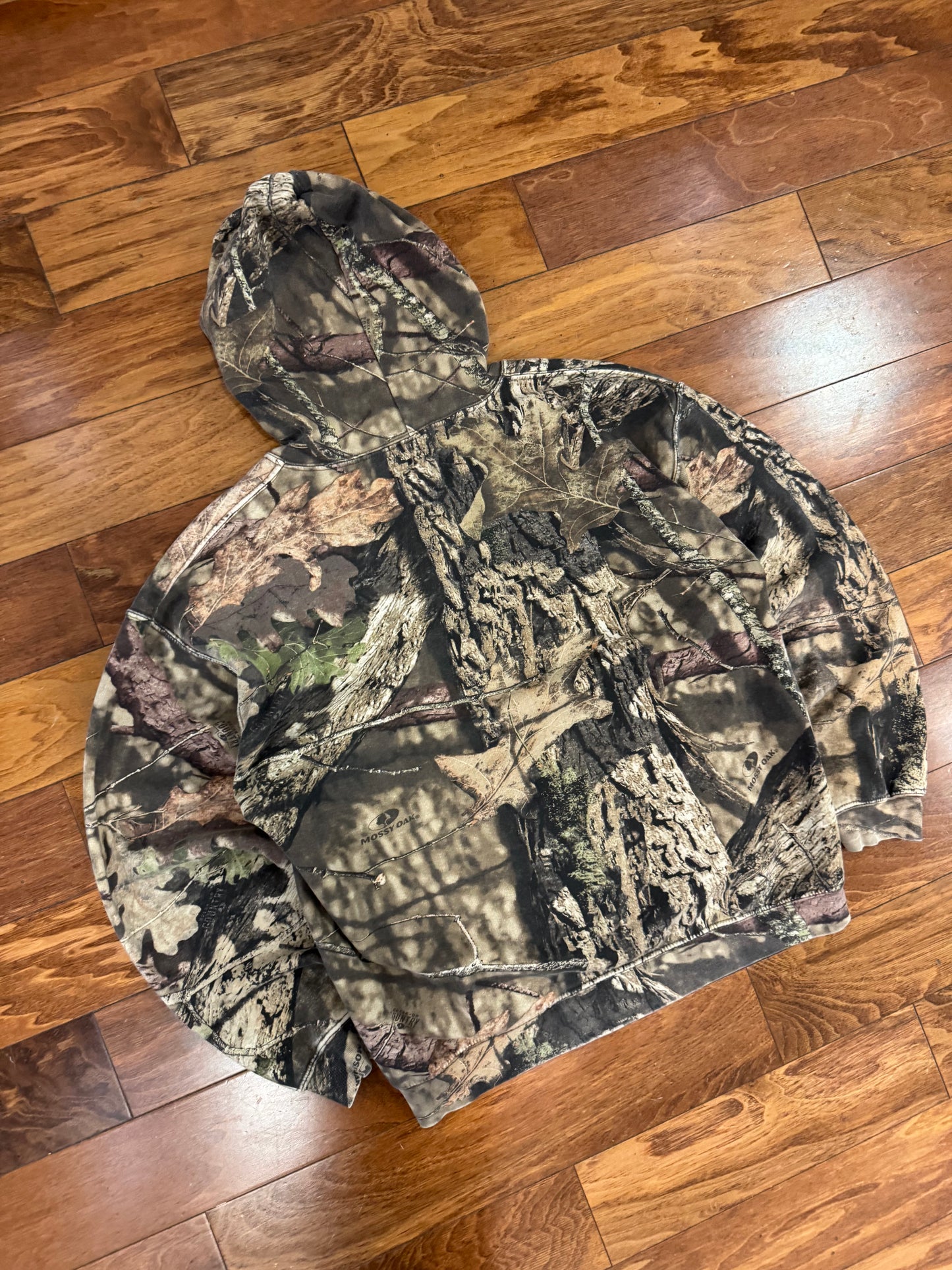 00s Mossy Oak Camo Essential Hoodie (M)