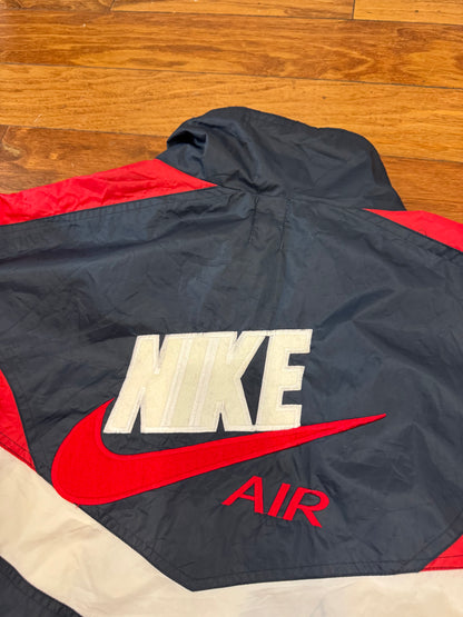 90s Nike Navy/Red Embroidered Windbreaker (XL)