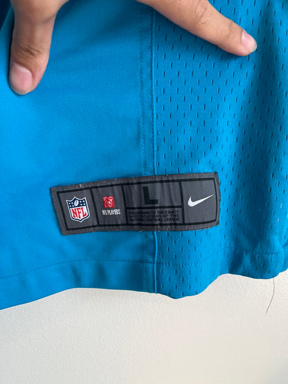 2010s Carolina Panthers Cam Newton Blue Nike Jersey (L)