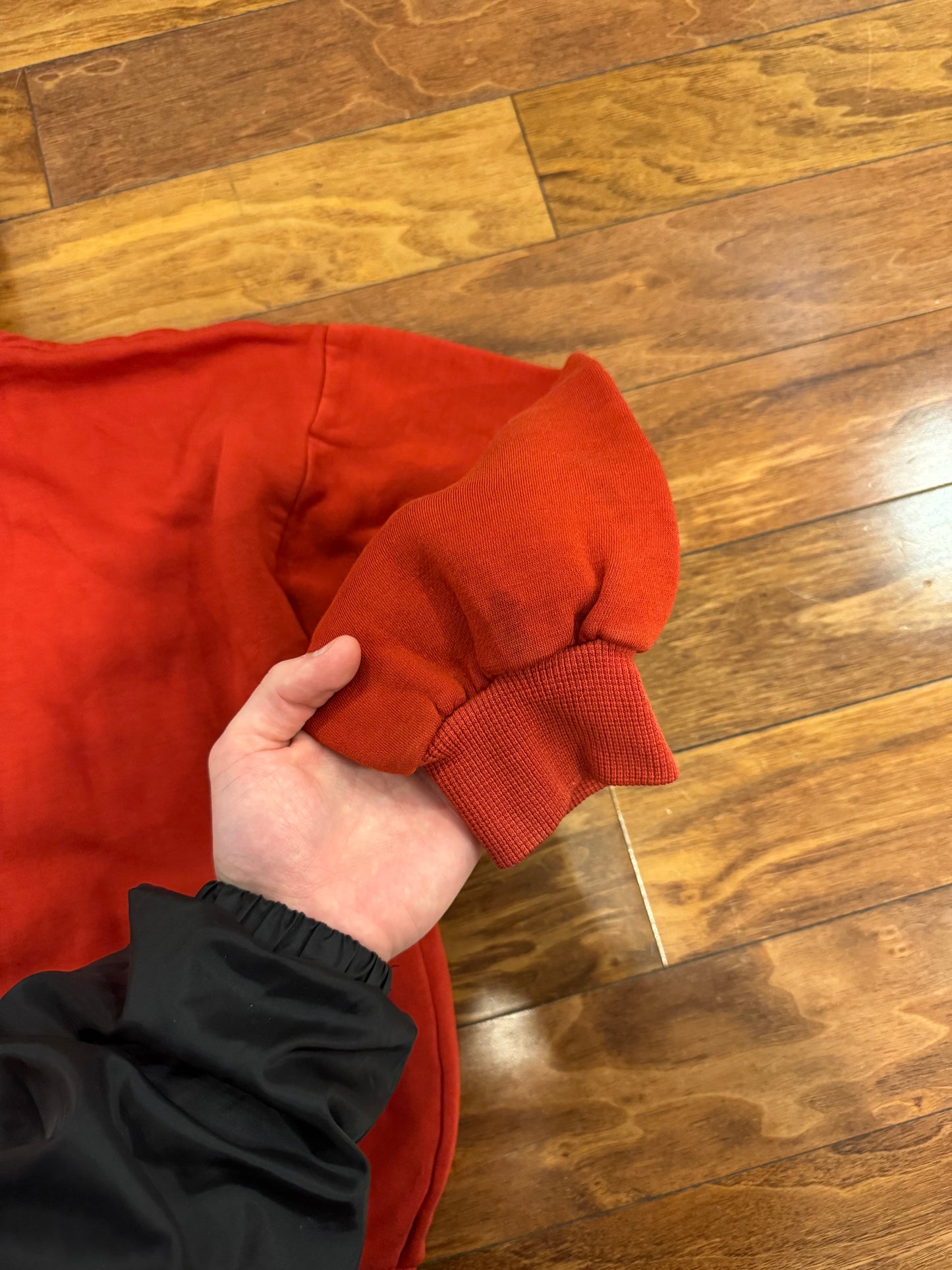 90s Miami Hurricanes Vintage Mascot Hoodie (L)