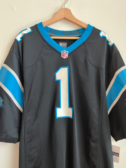 2010s Carolina Panthers  Cam Newton Home Nike Jersey (XXL)