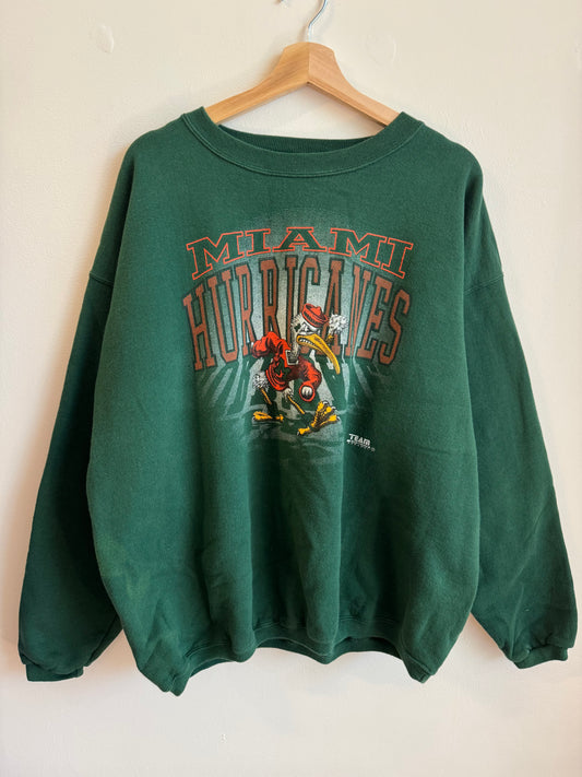 90s Miami Hurricanes Team Edition Crewneck (XL)