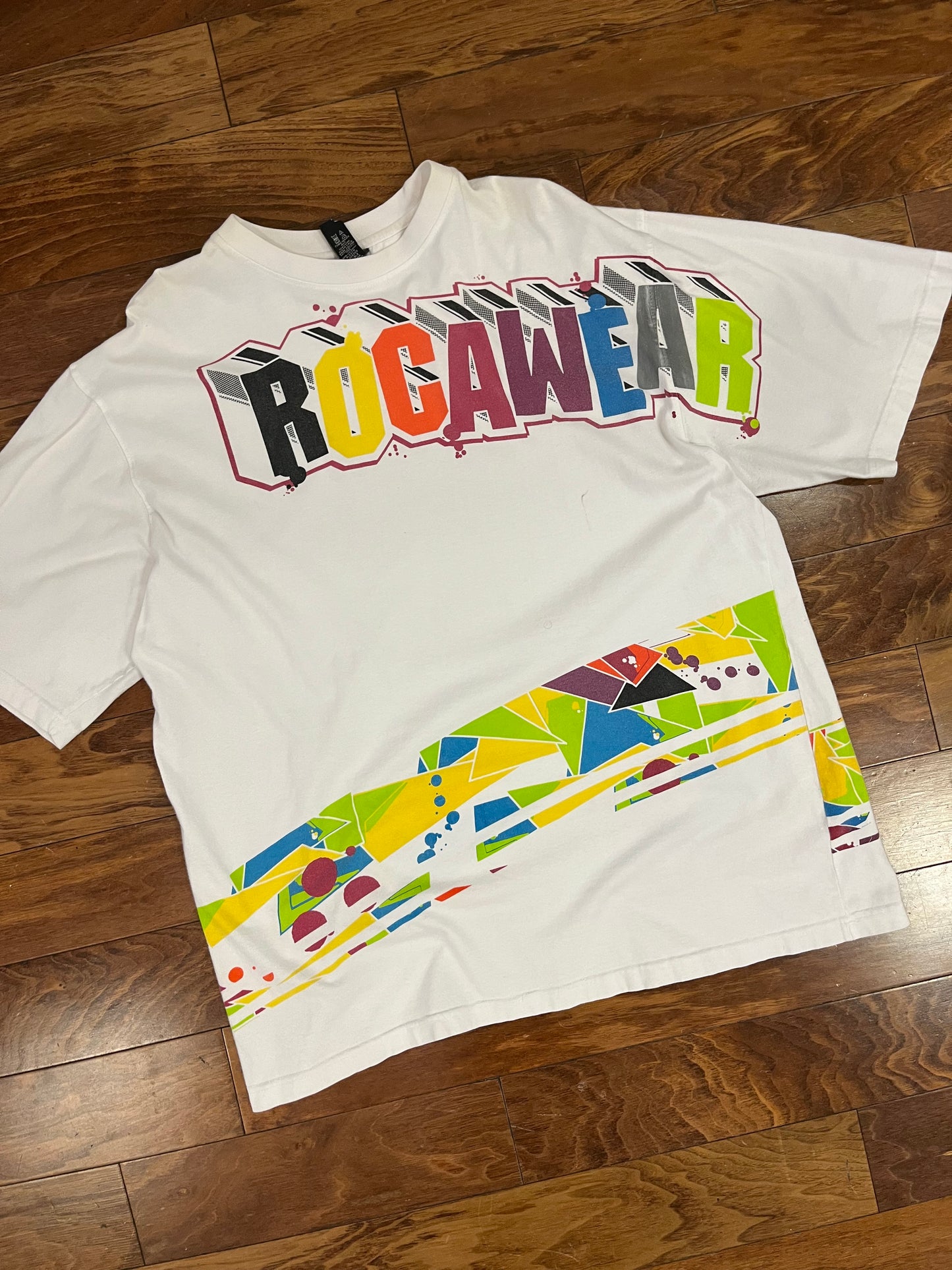 Y2K Rocawear Multi-Colored Tee (XL)