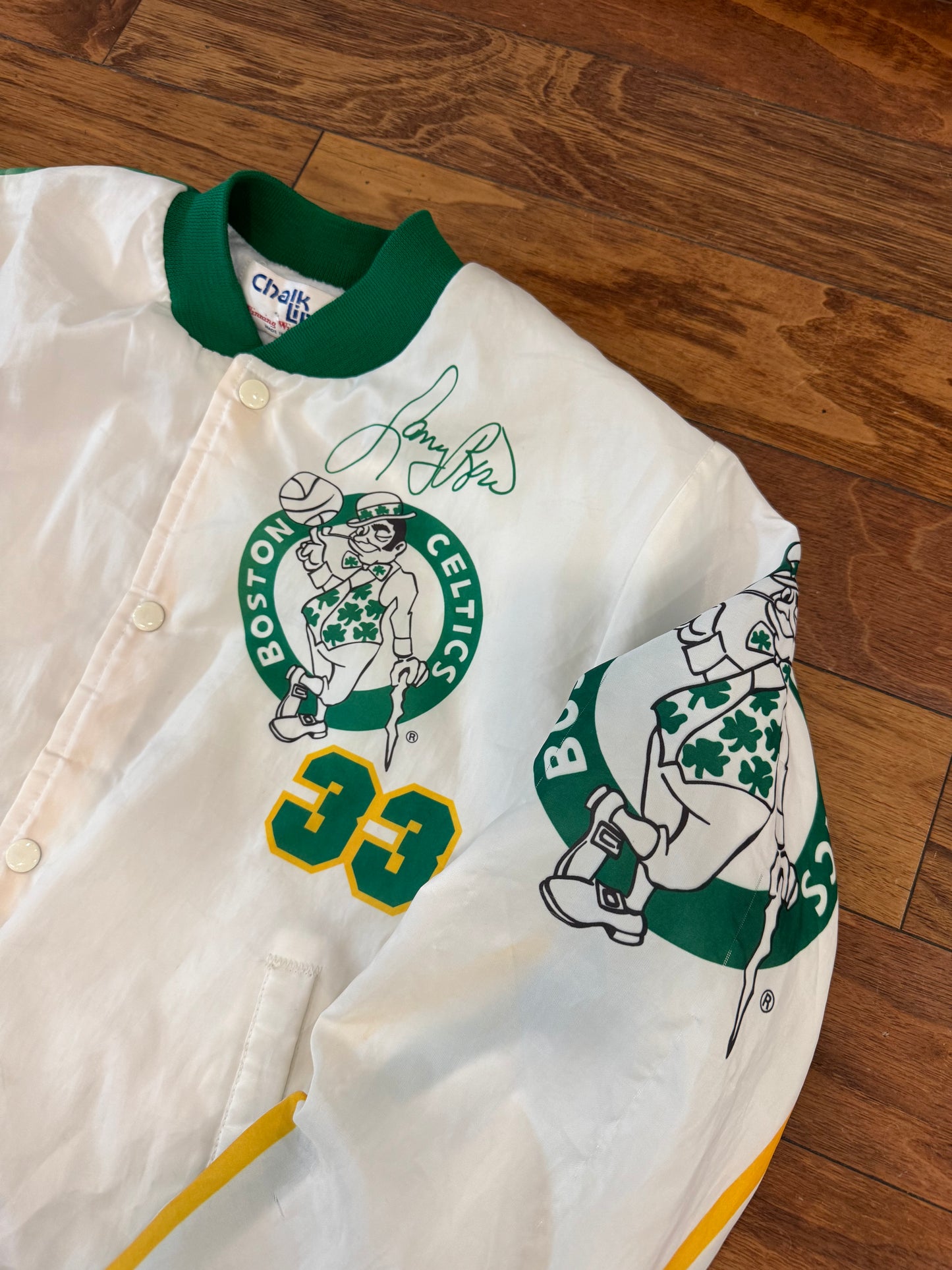 90s Larry Bird Boston Celtics Vintage Fanimation Jacket (M)