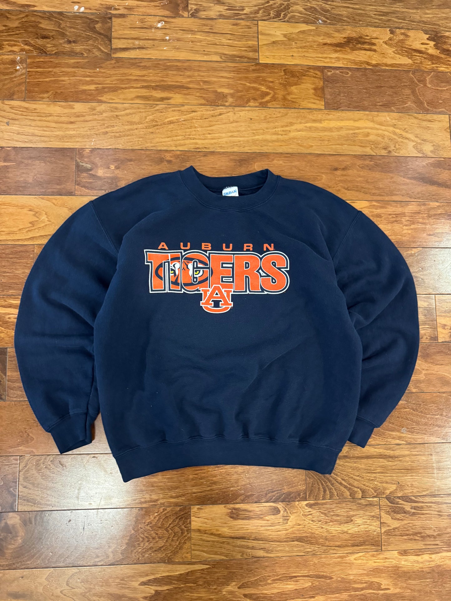 00s Auburn Tigers Spell Out Crewneck (M)