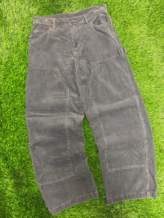 00s Vintage No Boundaries Double Knee Corduroy Baggy Carpenter Pants (30 x 30)