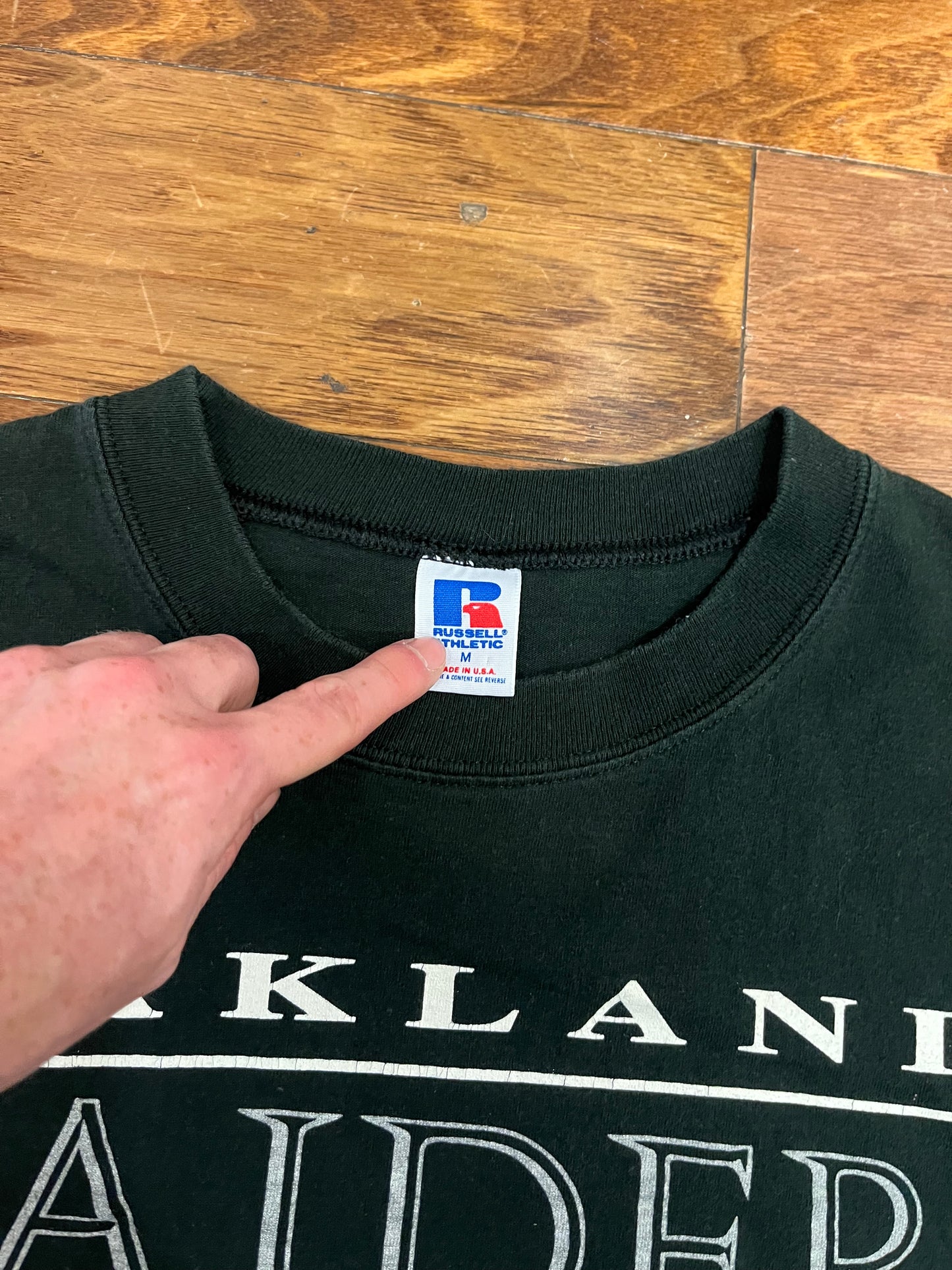1996 Oakland Raiders Russell Tee (M)
