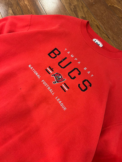 00s Tampa Bay Buccaneers Lee Embroidered Crewneck (XL)