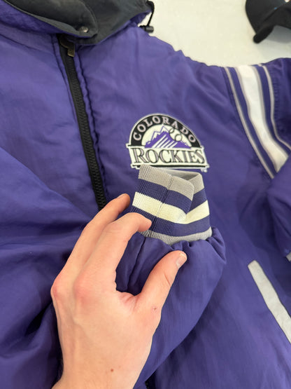 90s Colorado Rockies Reversible Pro Player Puffer Jacket (L)