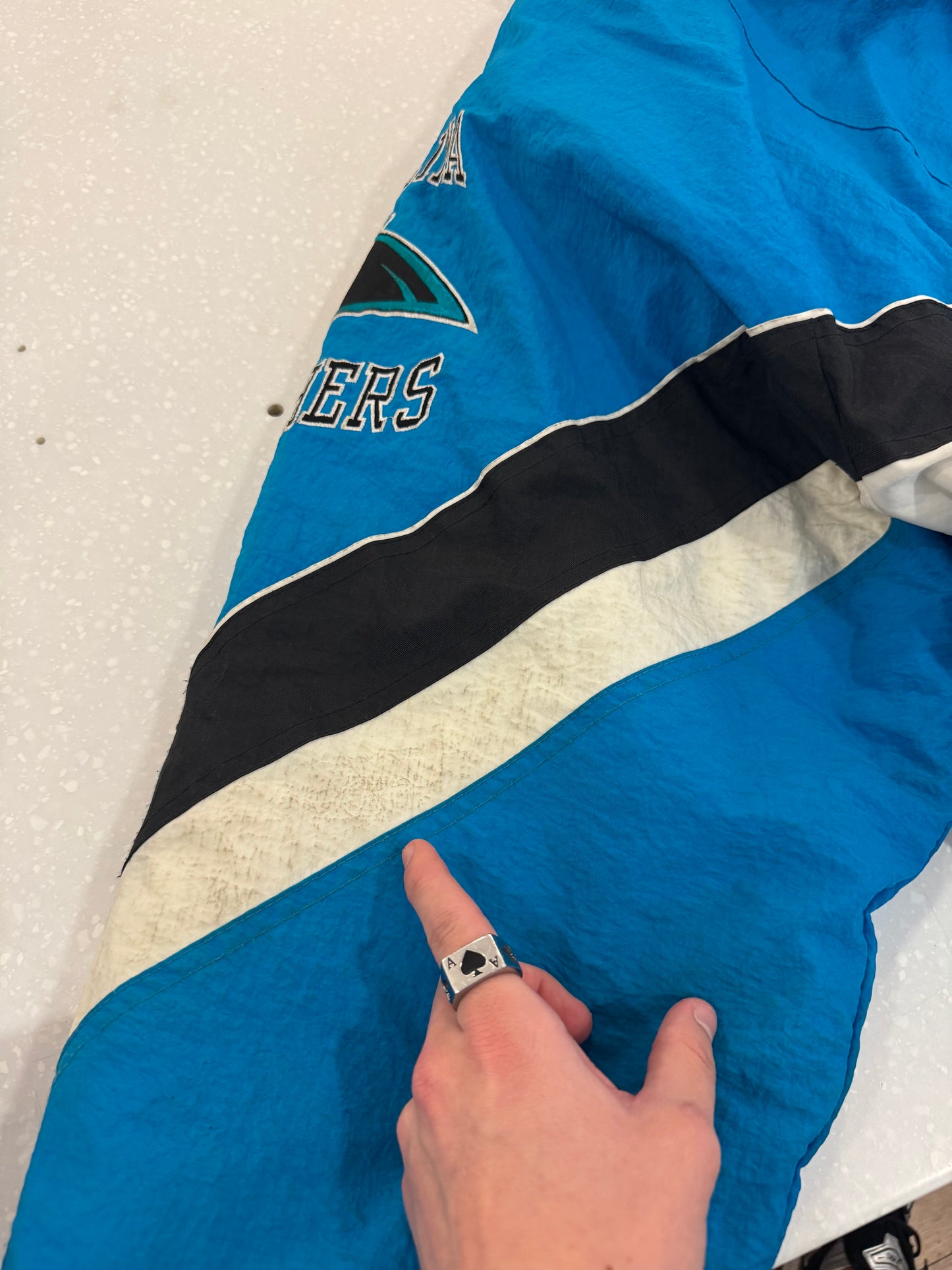 90s Carolina Panthers NFL Pro Line Puffer Jacket  (XXXL)