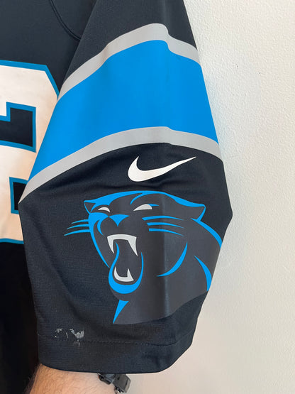 2016 Nike NFL Christian McCaffery Carolina Panthers Home Jersey (M)