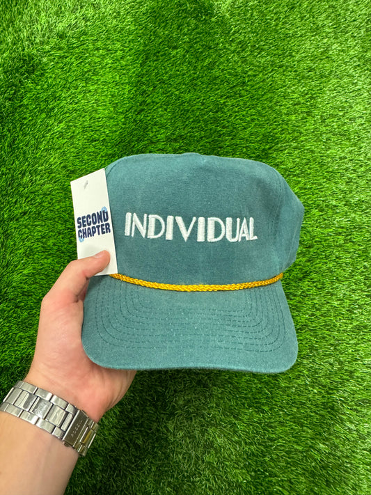 00s Individual Rope Hat Spell Out Vintage Snapback Hat (OS)