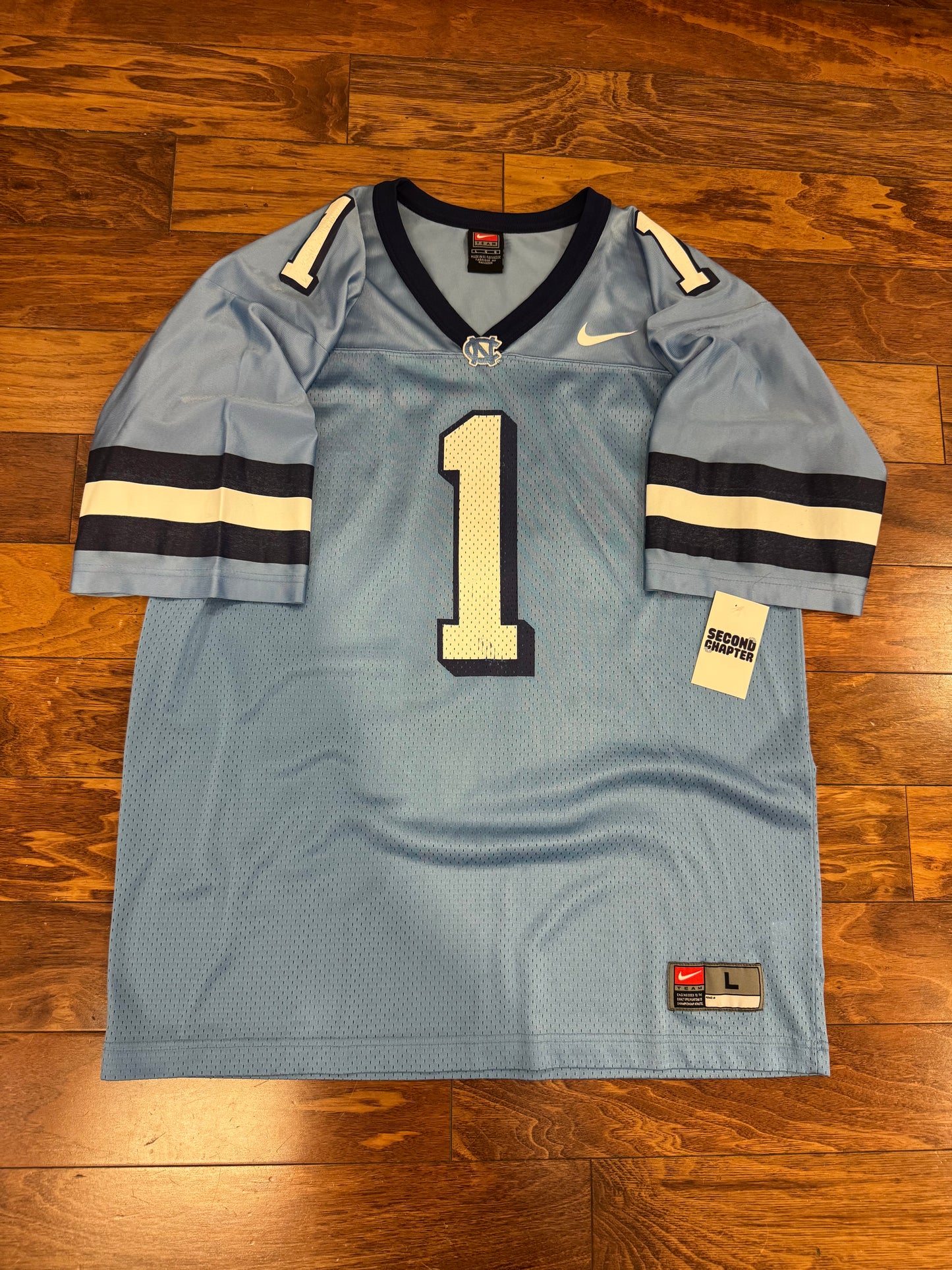 2000 UNC Nike #1 Football Jersey (L)