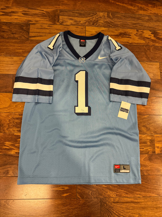 2000 UNC Nike #1 Football Jersey (L)