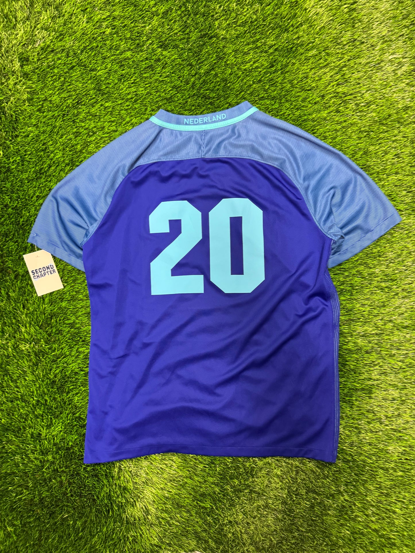 Netherlands KNVB National Team Nike Away Soccer Jersey 2016 Kit (L)