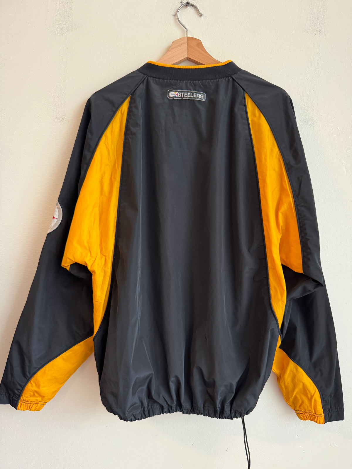 00s Pittsburgh Steelers Reebok Two Tone Windbreaker (M)