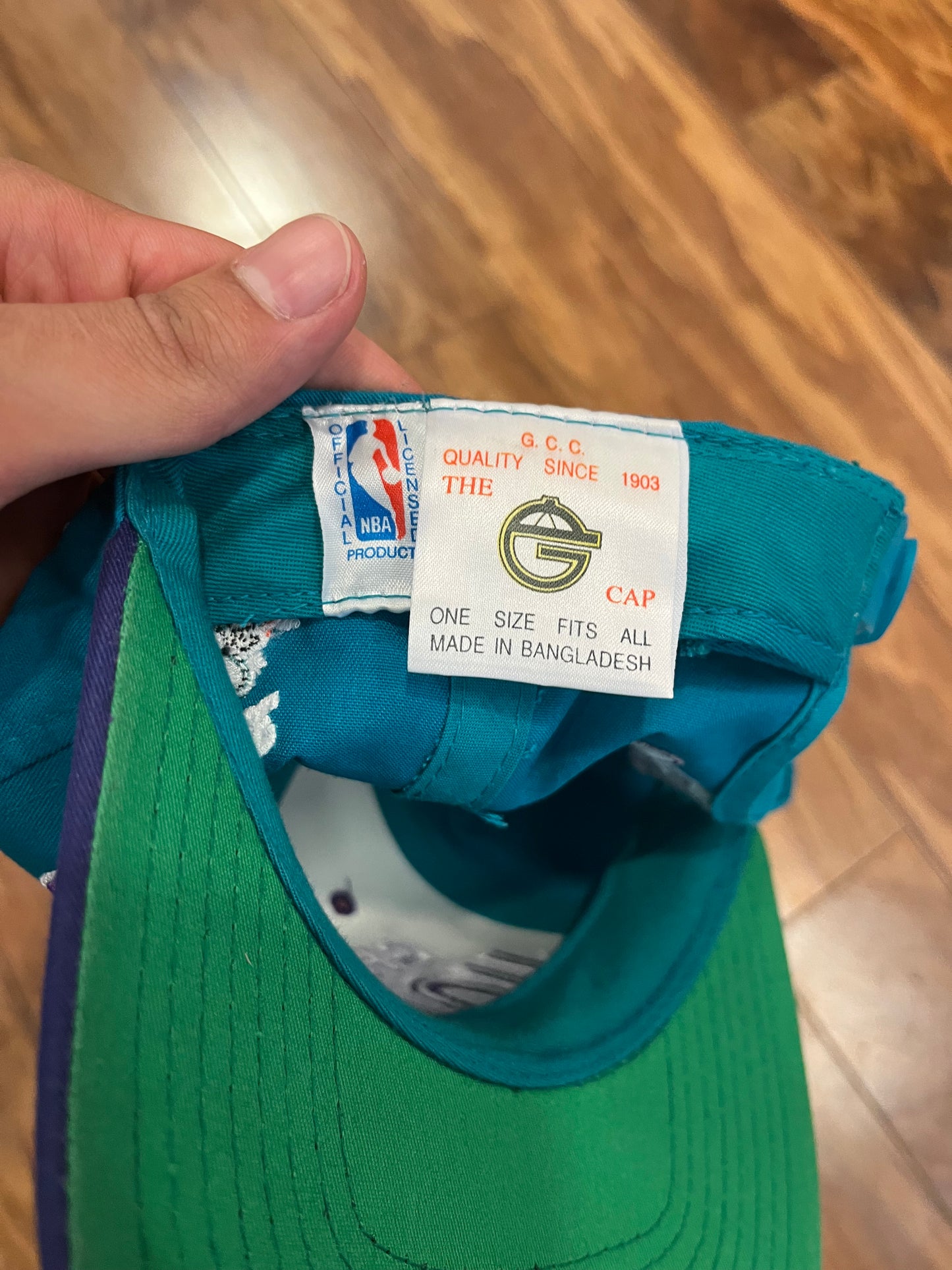 90s Charlotte Hornets Spell Out Hat