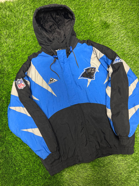 90s Carolina Panthers Apex Shark Tooth Puffer Jacket (XL)