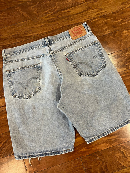 2003 Levi's 505 Blue Shorts (36)