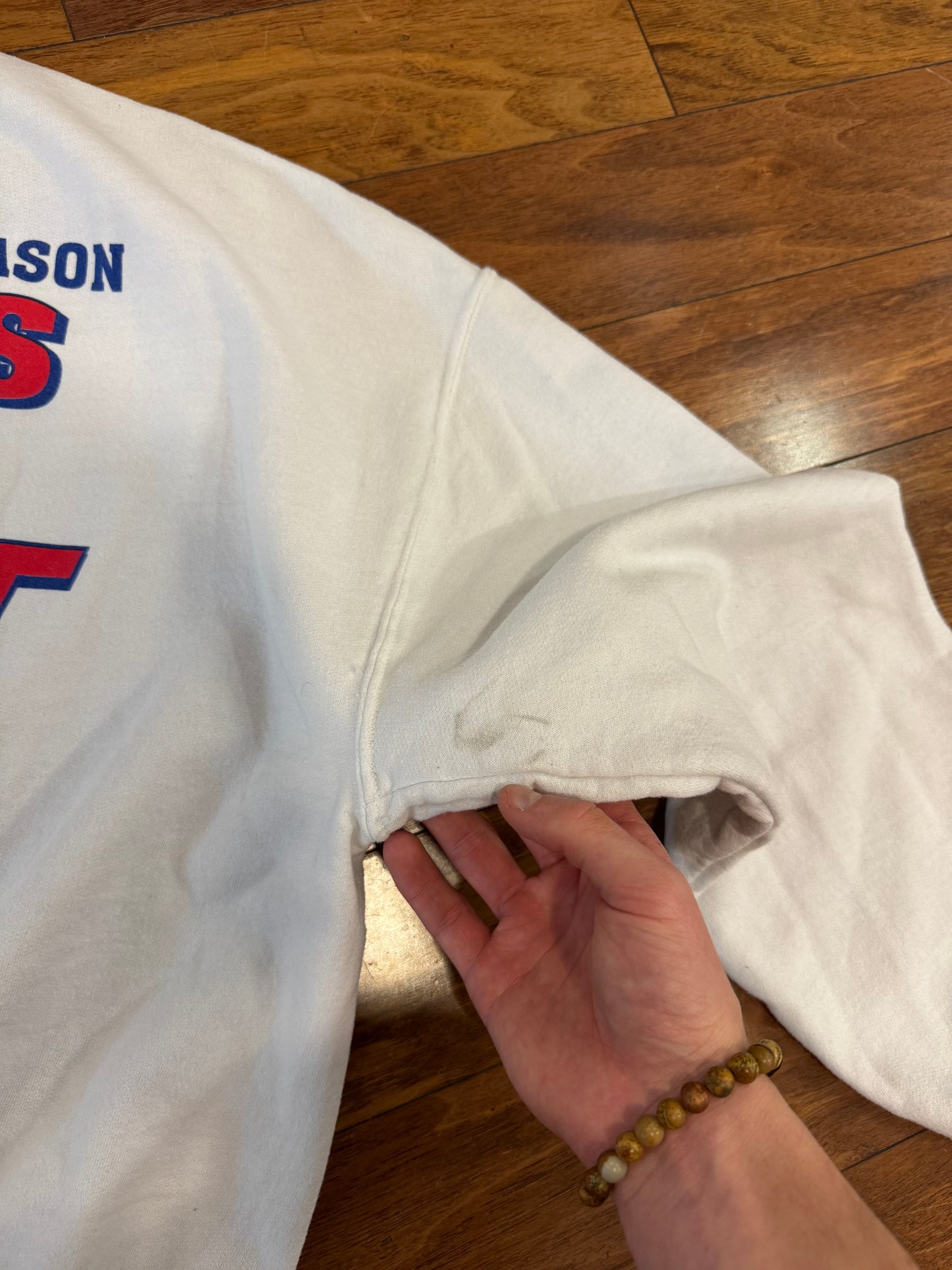 2007 Patriots VS Giants Super Bowl Vintage Crewneck (XL)