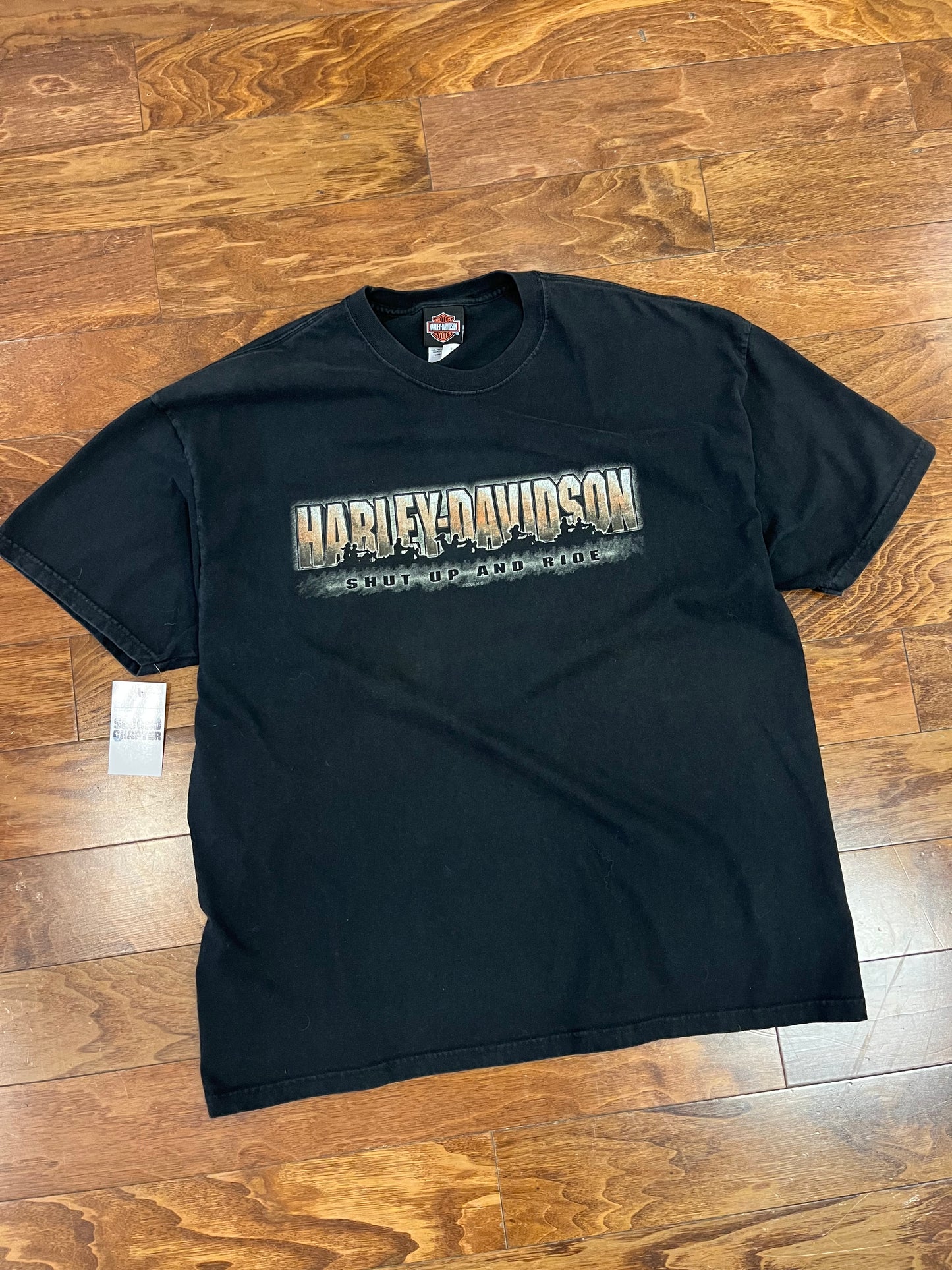 2006 Harley Davidson "Shut Up and Ride" Graphic Tee (XXL)